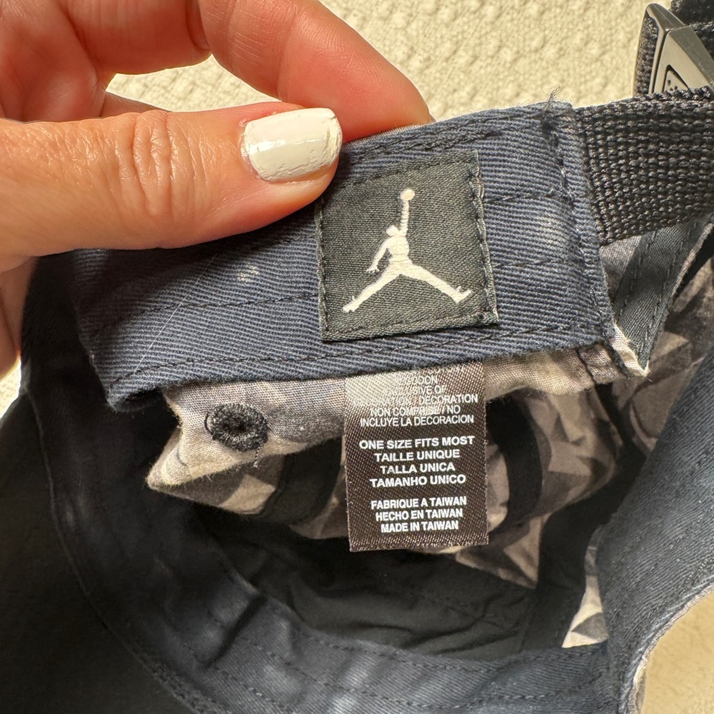 Jordan Black and Gray Camo Hat Cap One size - Picture 4 of 11